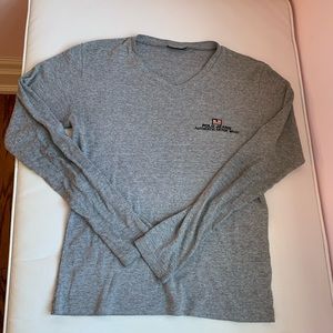 Polo vintage shirt grey vneck